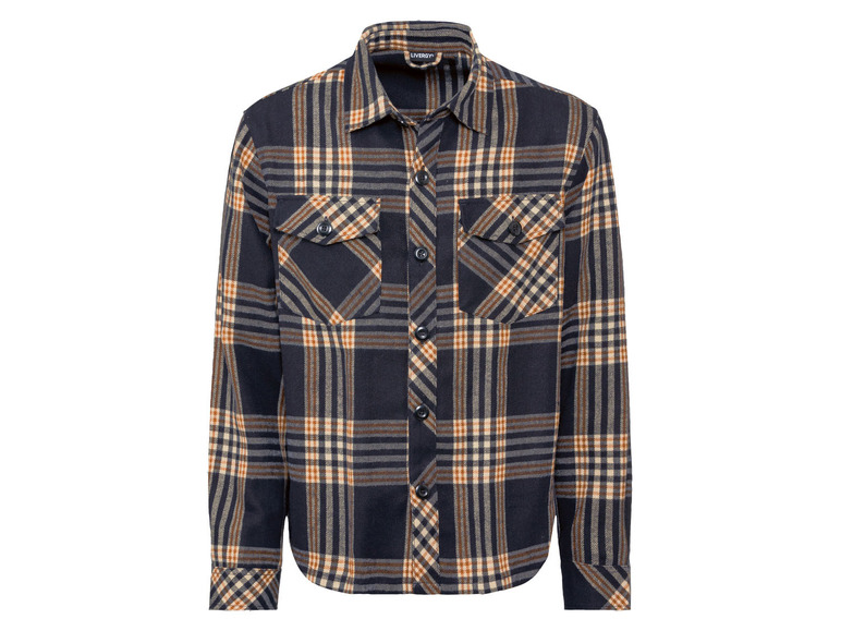  Zobrazit na celou obrazovku LIVERGY® Pánský flanelový overshirt - Obrázek 5