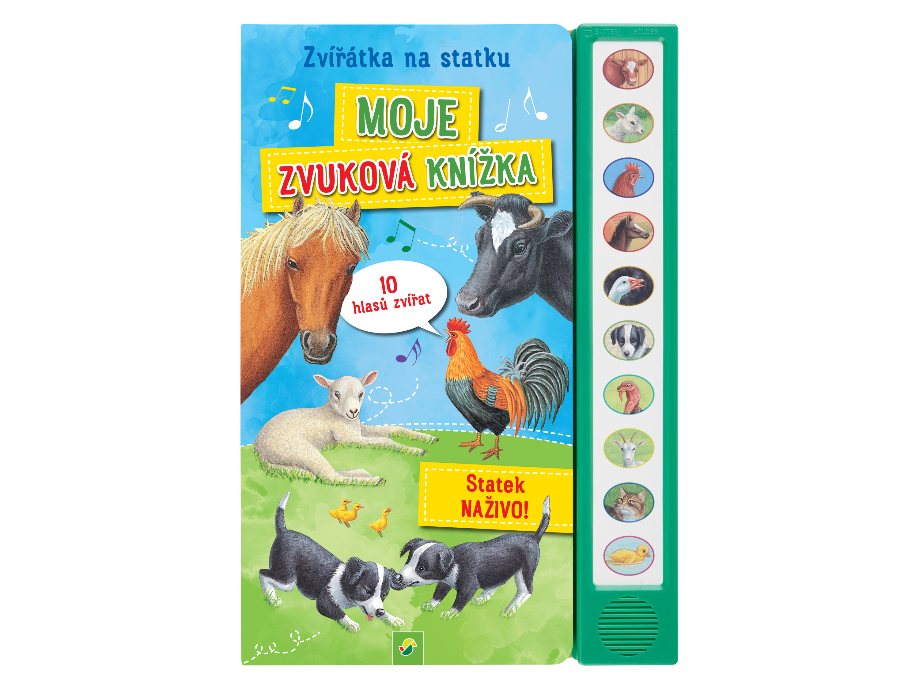 Dětská zvuková knížka (Zvířátka na statku)