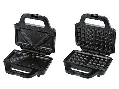 SILVERCREST® Sendvičovač / Vaflovač SSWM 750 F1 BL