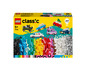 Sada LEGO Classic s autíčky a spoustou barevných kostek.