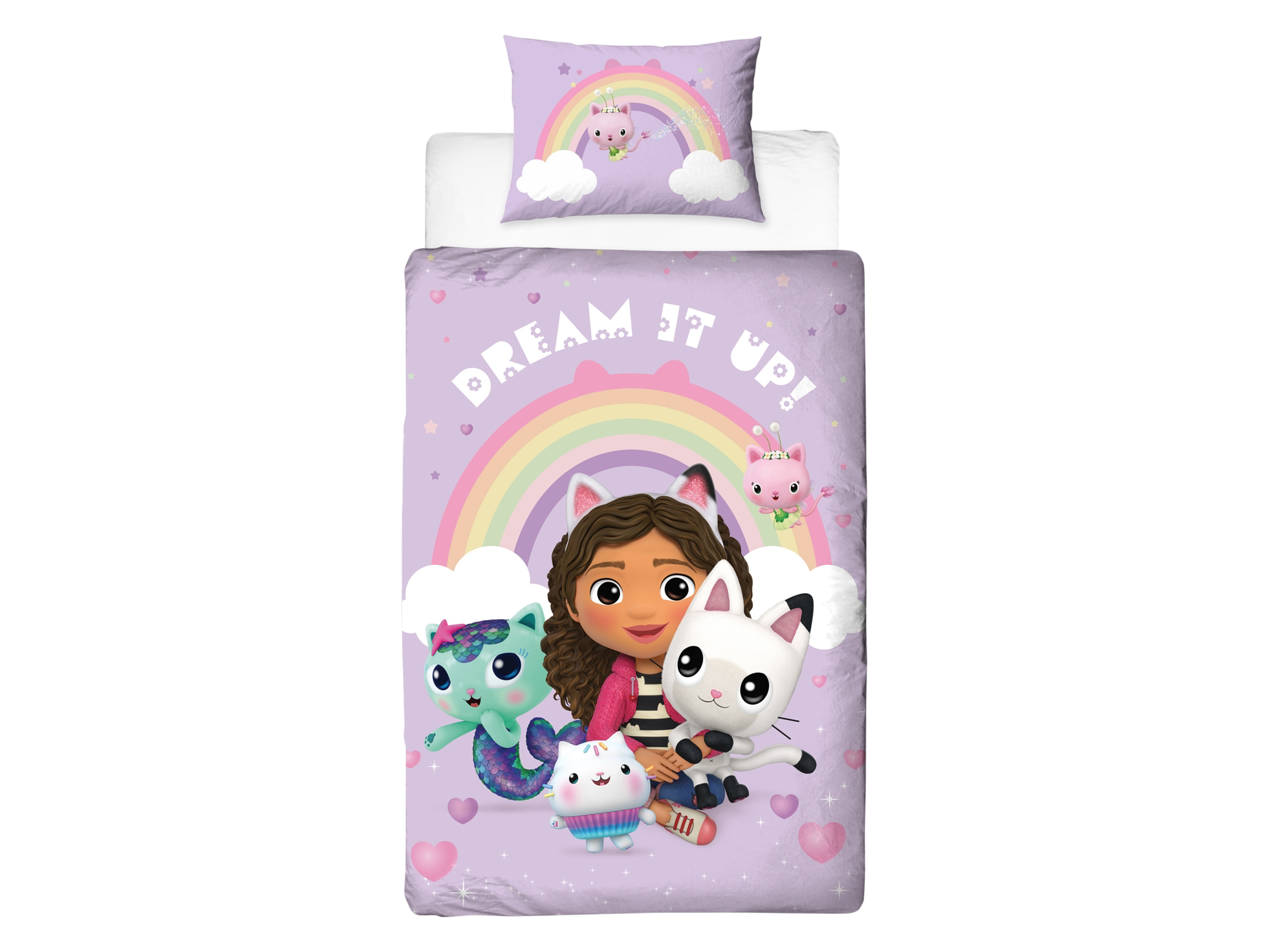 Dětské ložní povlečení, 140 x 200 cm (Gábinin kouzelný domek)