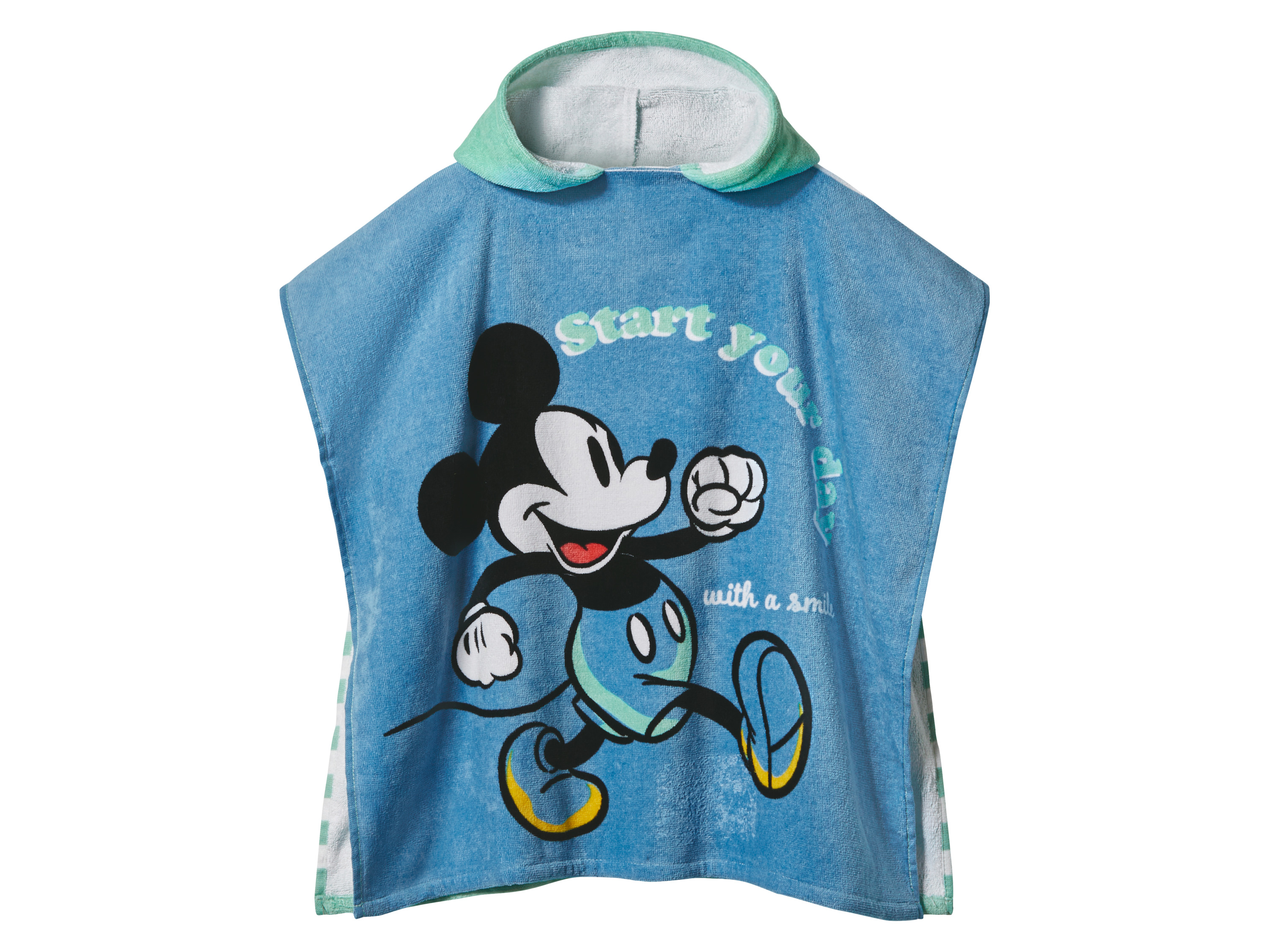 Dětské pončo, čistá bavlna (Mickey Mouse)