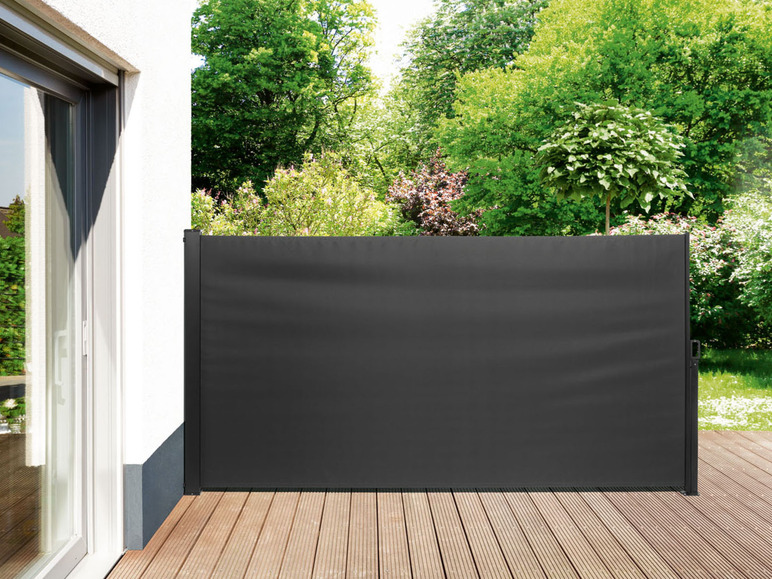  Zobrazit na celou obrazovku LIVARNO home Boční markýza, 160 x 300 cm, antracitová - Obrázek 4