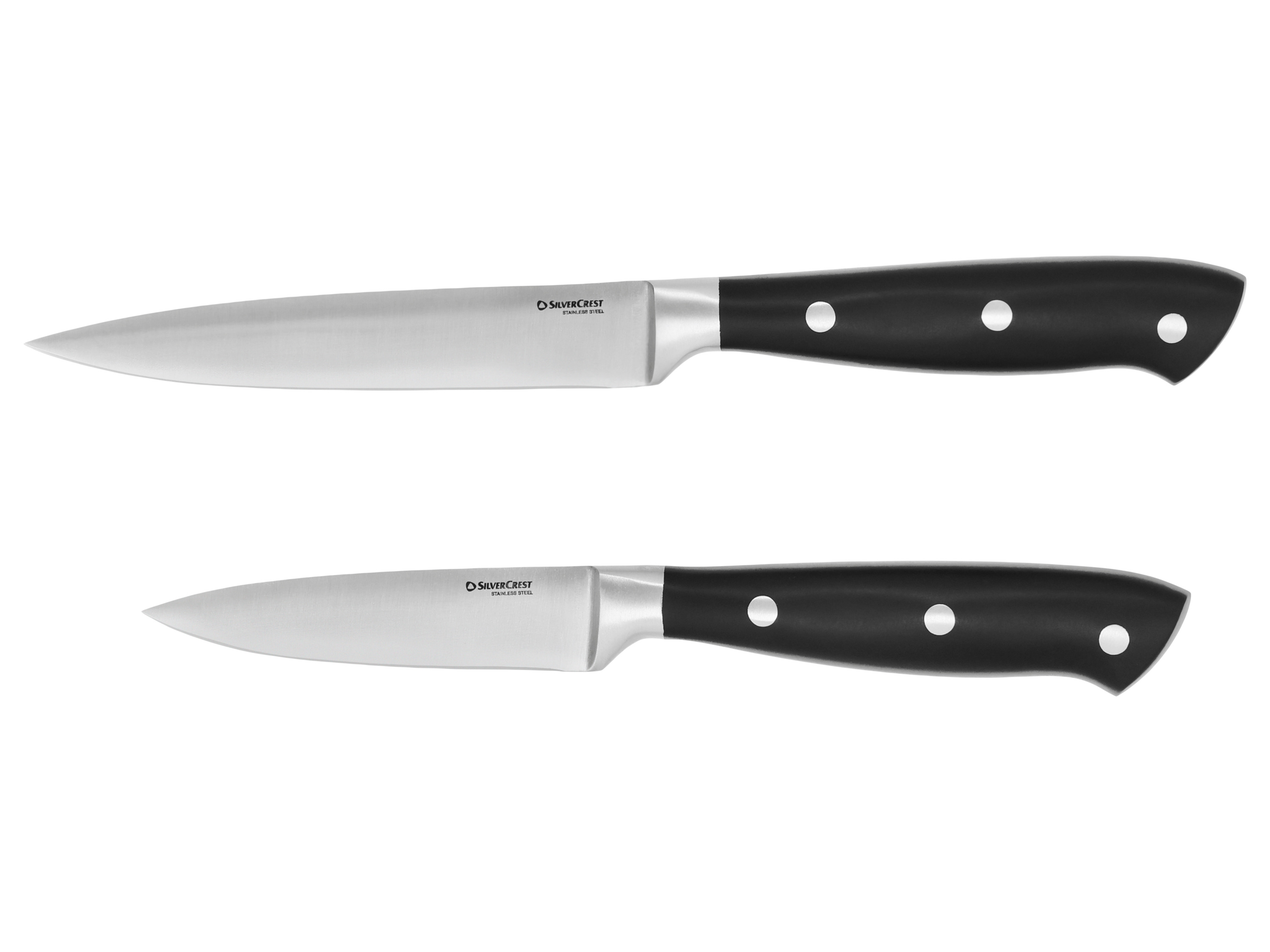 Silvercrest® Kuchyňský nůž / Ocílka s ergonomickou rukojetí (přípravný/zeleninový nůž)
