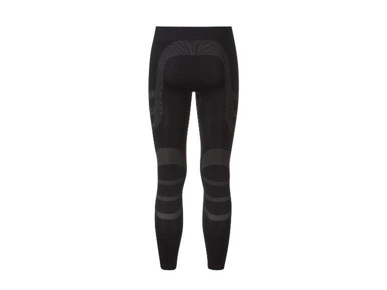 Černé sportovní legíny s funkčními švy