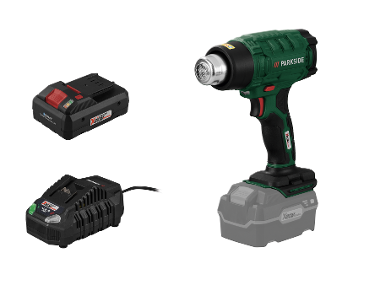 PARKSIDE® Aku horkovzdušná pistole PHLGA 20-Li C2, Smart 4 Ah