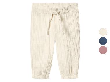lupilu® Dětské mušelínové kalhoty