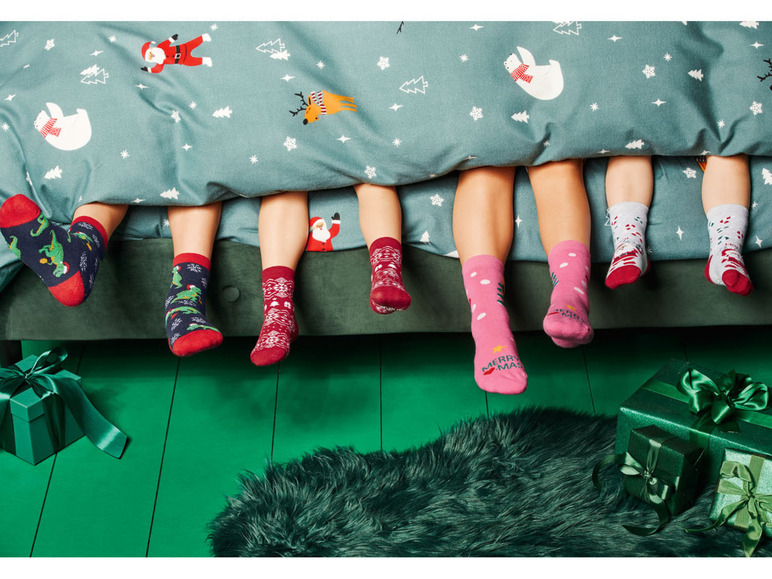  Zobrazit na celou obrazovku lupilu® Dívčí vánoční termo ponožky, 2 páry - Obrázek 3