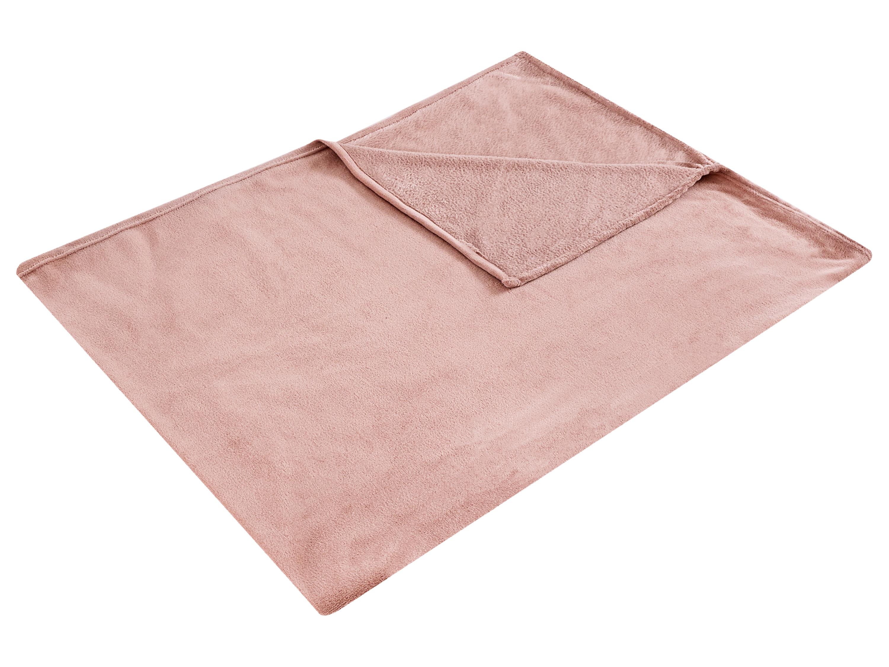 Livarno® Hebká deka, 150 x 200 cm (světle růžová)