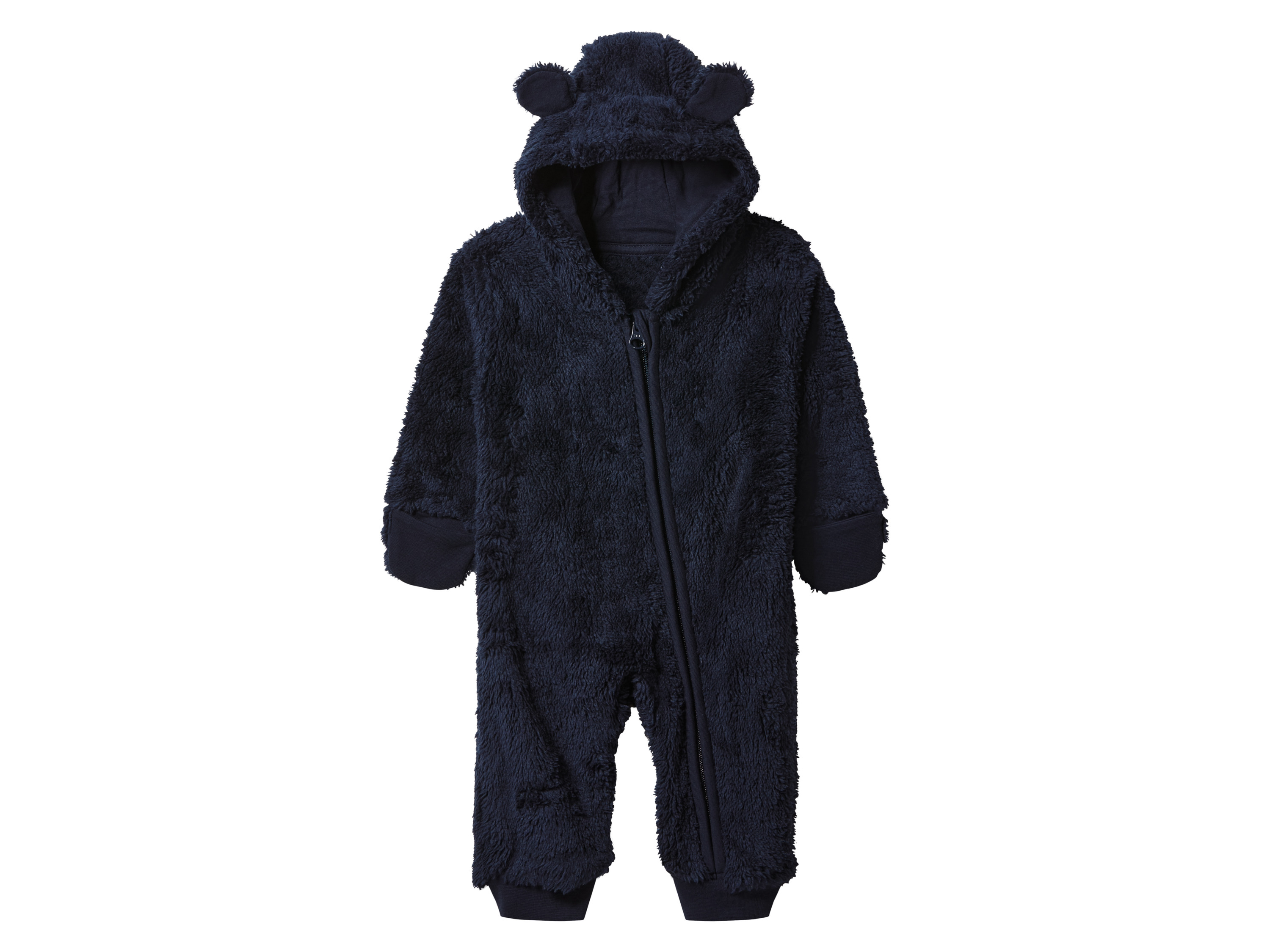 lupilu® Dětský plyšový overal (navy modrá, 62/68)