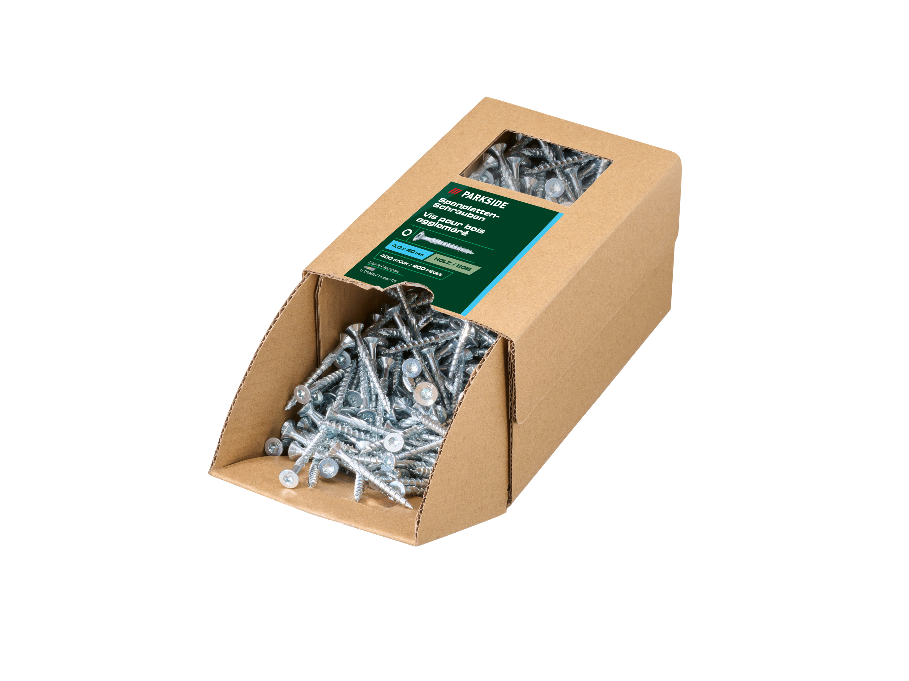 Parkside® Sada vrutů (Tx20 4,0 x 40 mm, s částečným závitem)