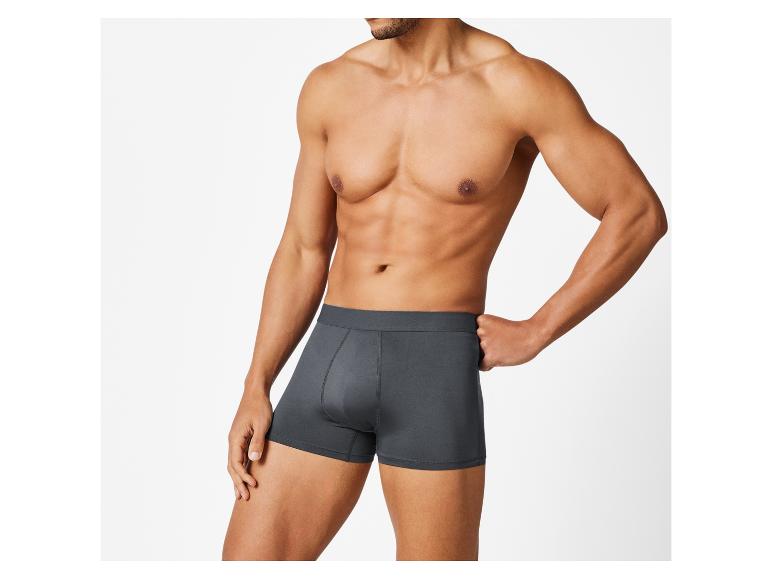 Tmavě šedé pánské boxerky.