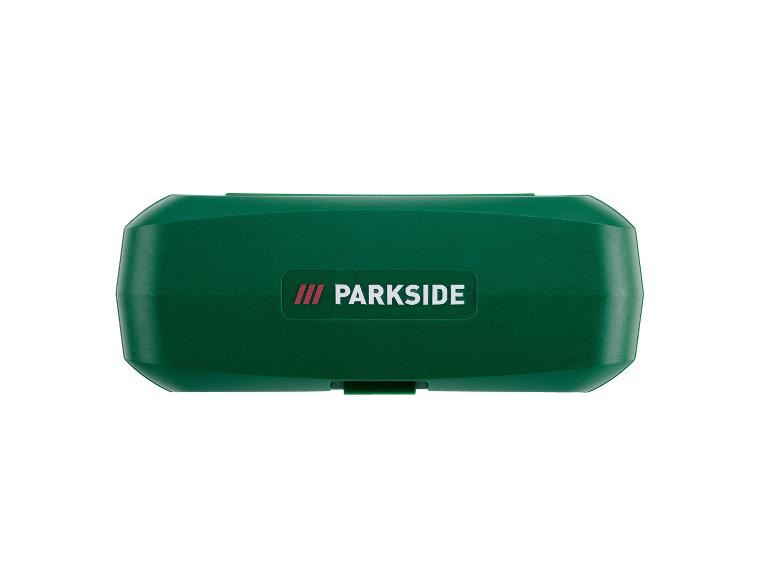 Zelená krabička na nářadí od Parkside.