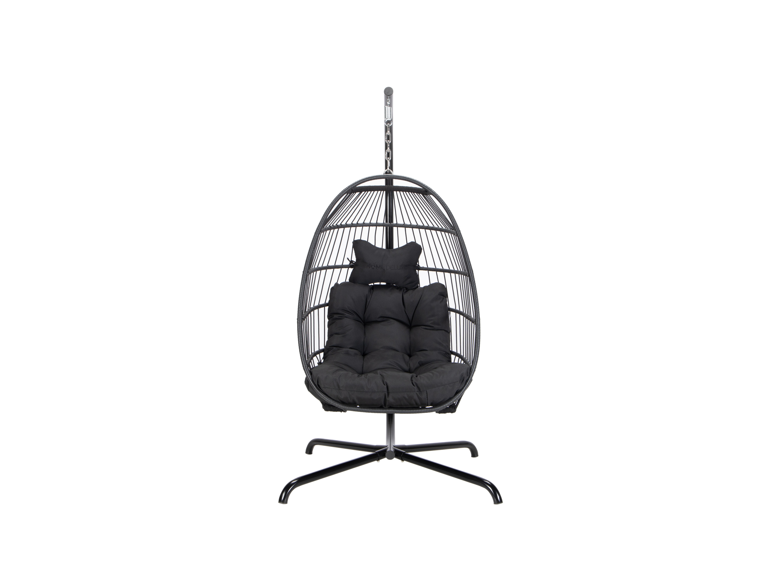 Home Deluxe Závěsné křeslo »Loma« (1-místný, černá)