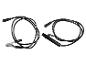Černé svařovací kabely s držákem elektrod a zemnicí svorkou, 1x16mm2