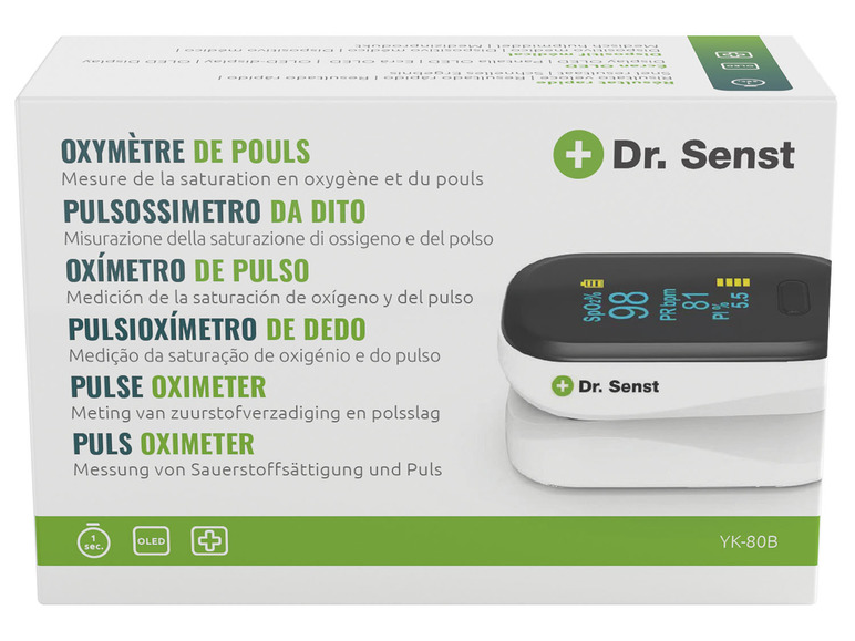  Zobrazit na celou obrazovku Dr. Senst Pulzní oxymetr YK-80B - Obrázek 6