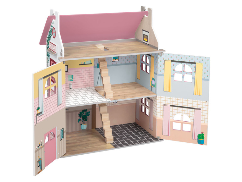  Zobrazit na celou obrazovku Playtive Dřevěný domeček pro panenky - Obrázek 15
