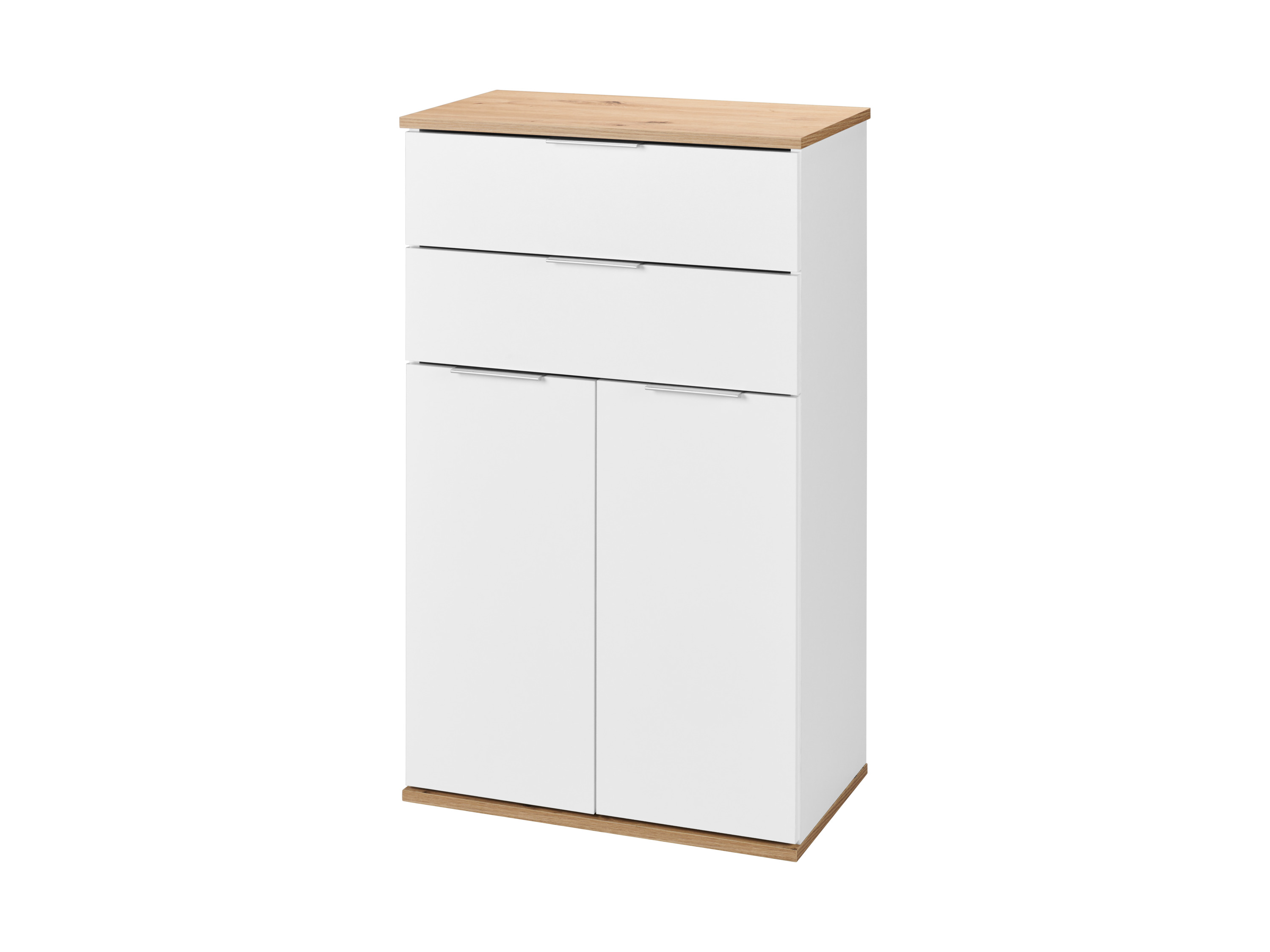 Livarno® Komoda, bílá/dub