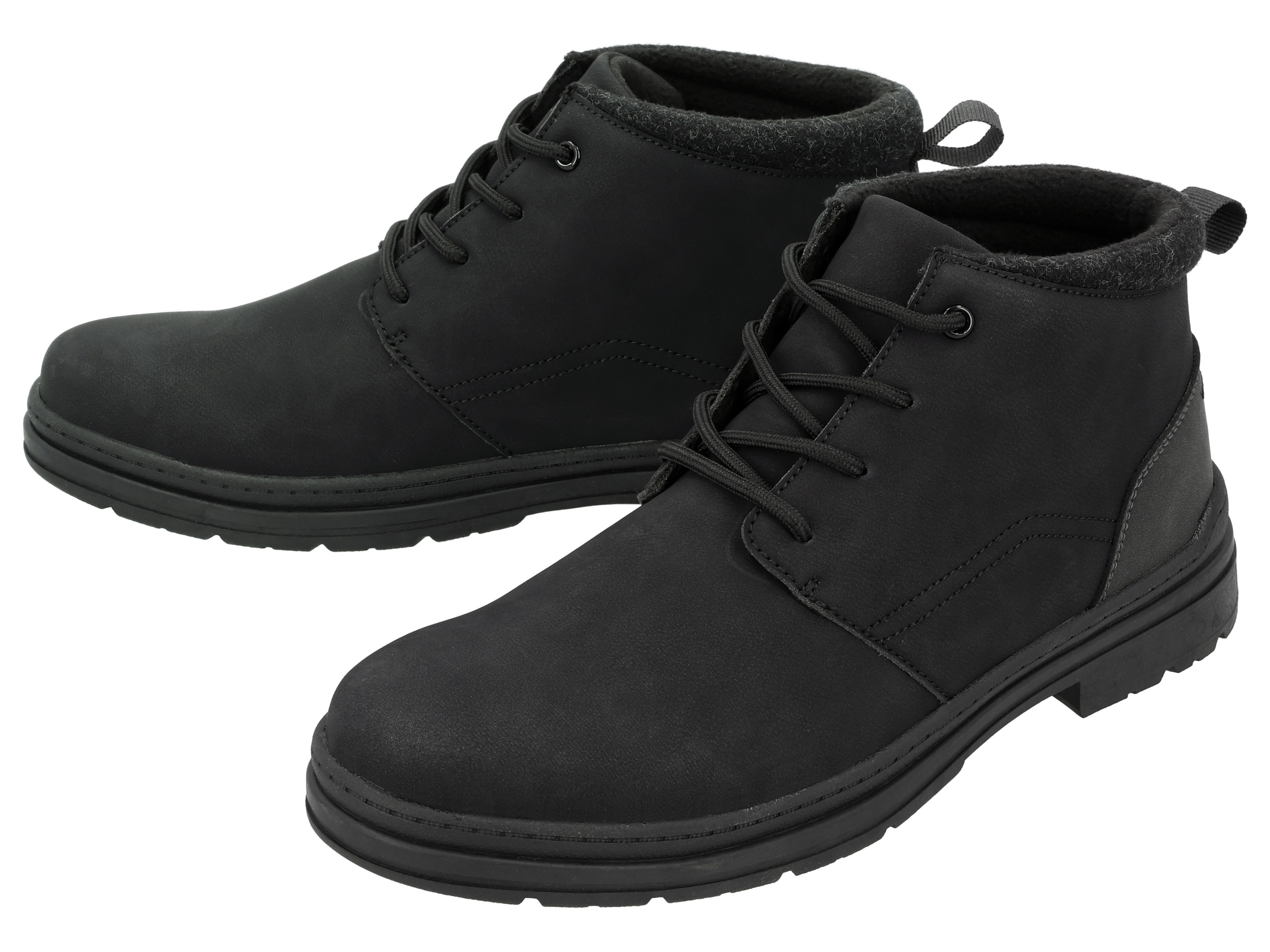 esmara® Pánská kotníková obuv s hřejivou podšívkou (černá, 42)