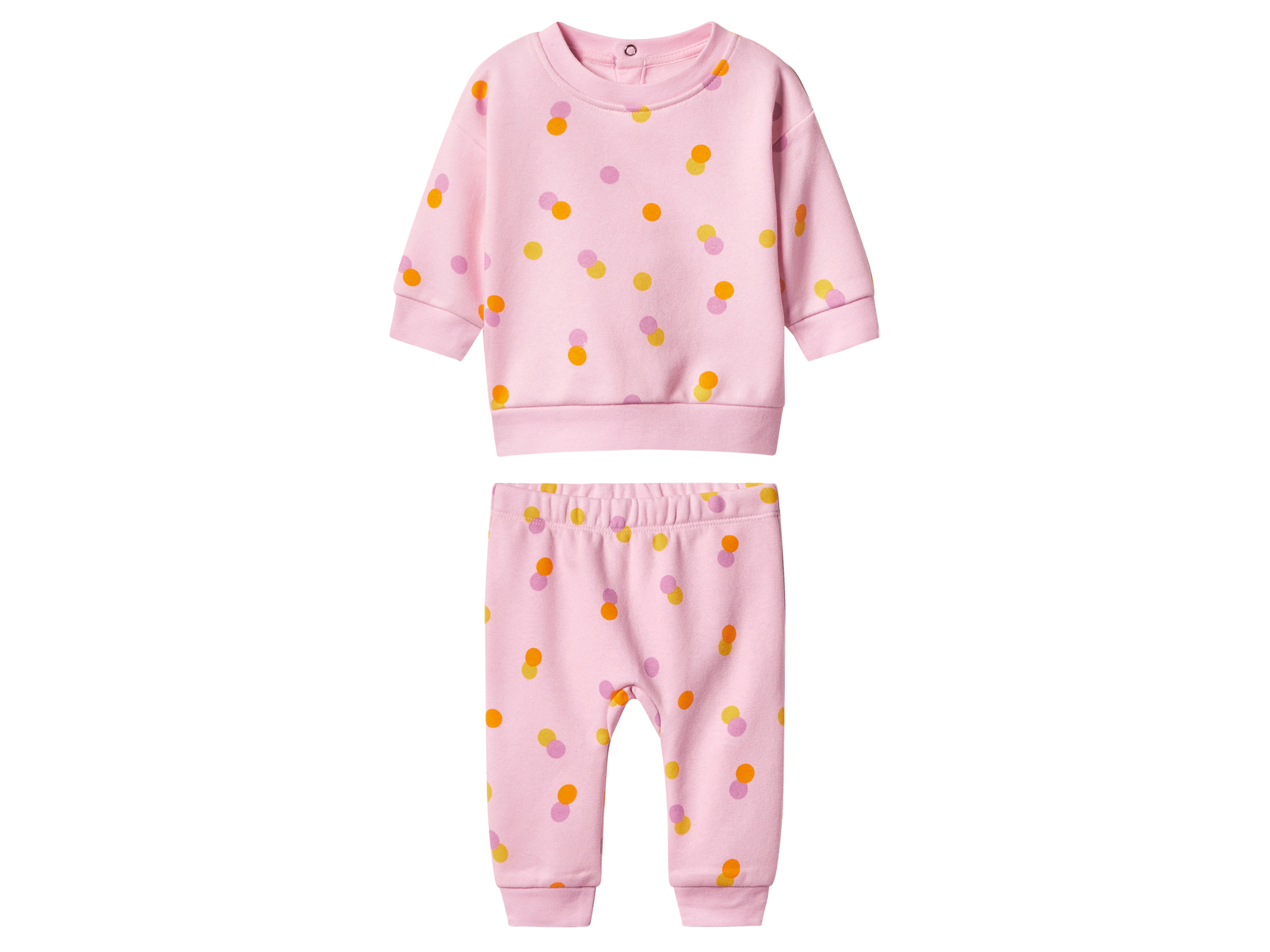 lupilu® Dívčí volnočasová souprava s BIO bavlnou, 2dílná (světle růžová, 74/80)