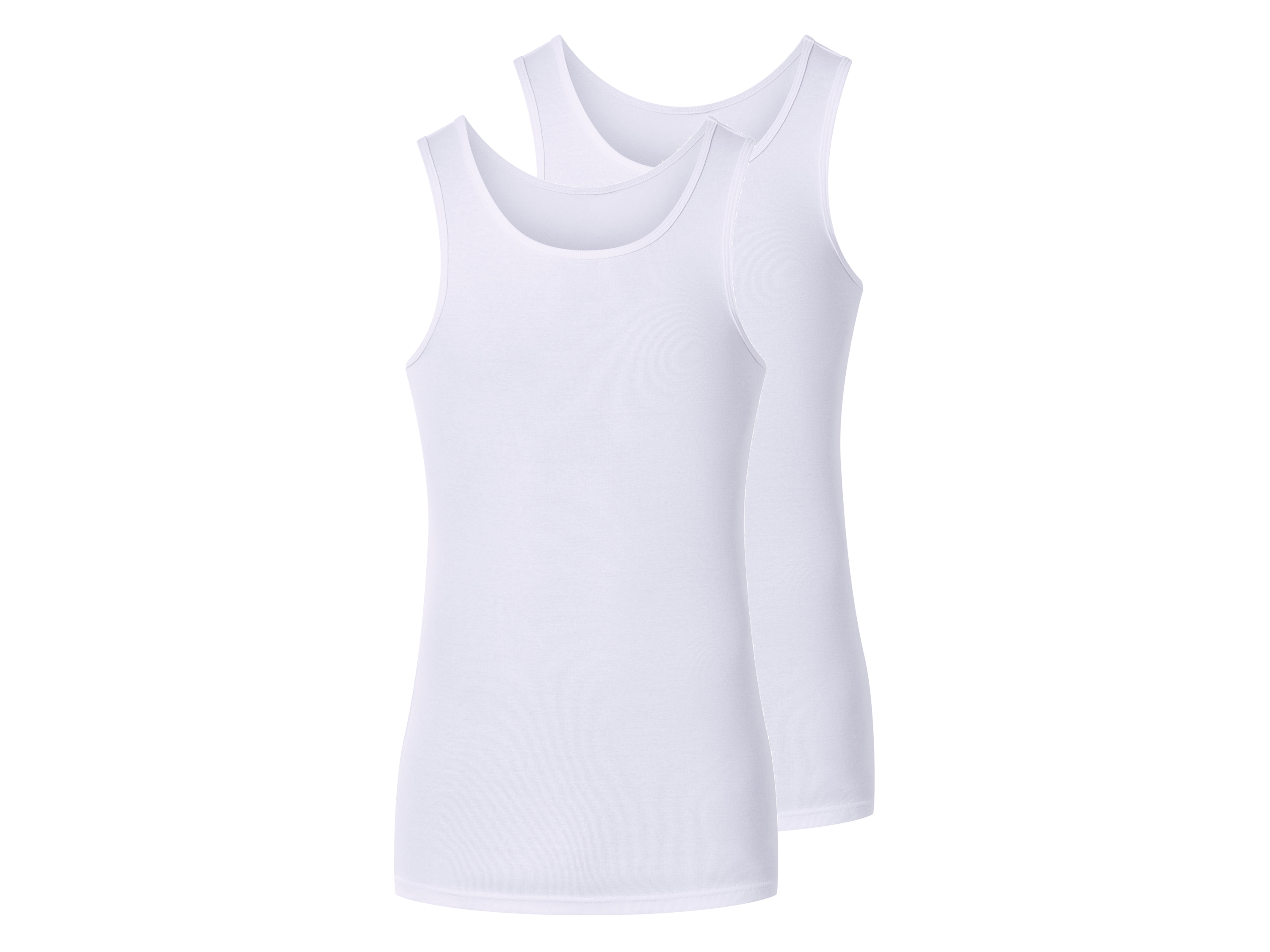 esmara Men Pánský nátělník s BIO bavlnou, 2 kusy (6/L)