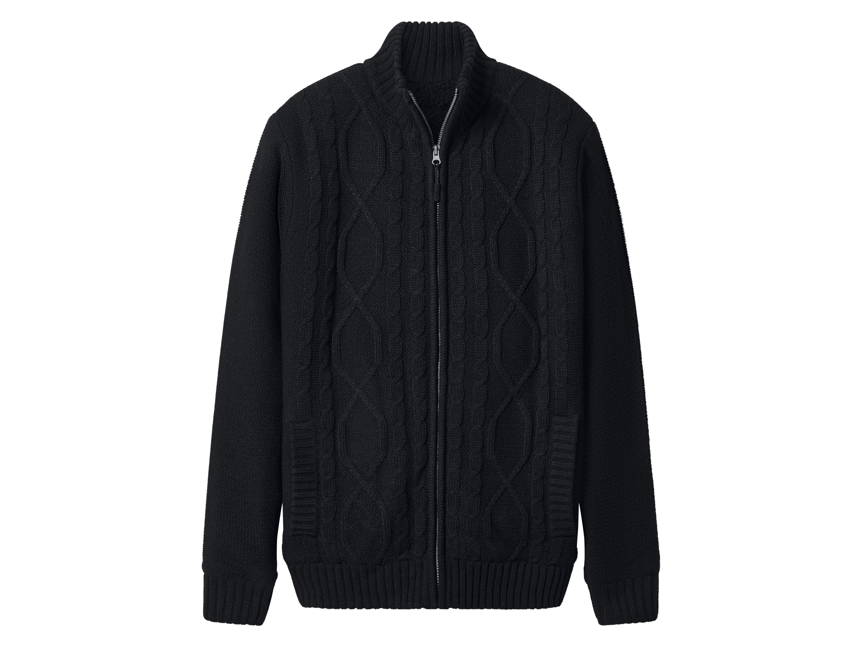 esmara Men Pánská pletená mikina (černá, S (44/46))