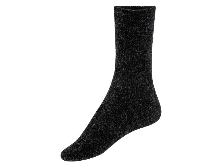 Černá vlněná ponožka