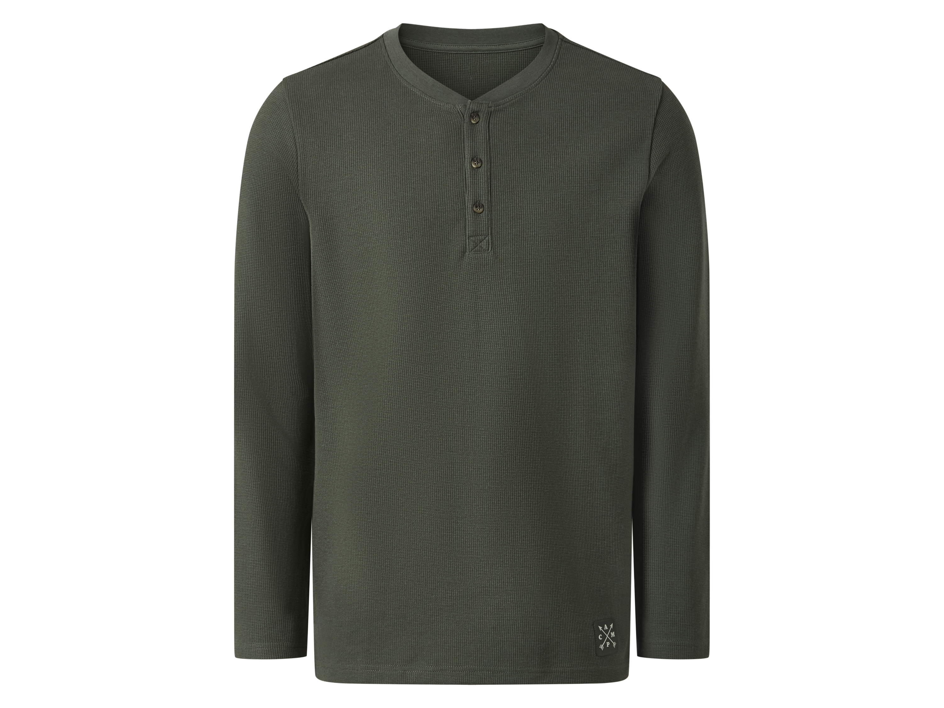 esmara Men Pánské triko s dlouhými rukávy (zelená, XL (56/58))