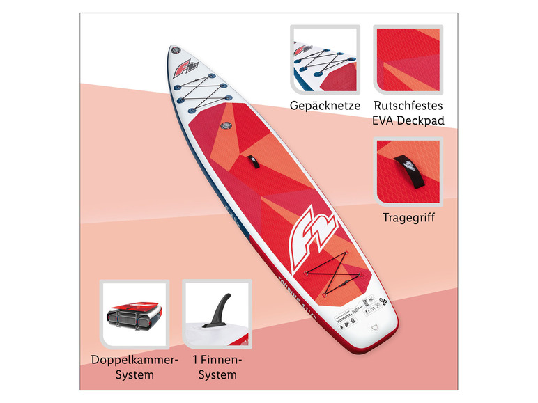  Zobrazit na celou obrazovku F2 Dvoukomorový paddleboard Touring 11'6" - Obrázek 4