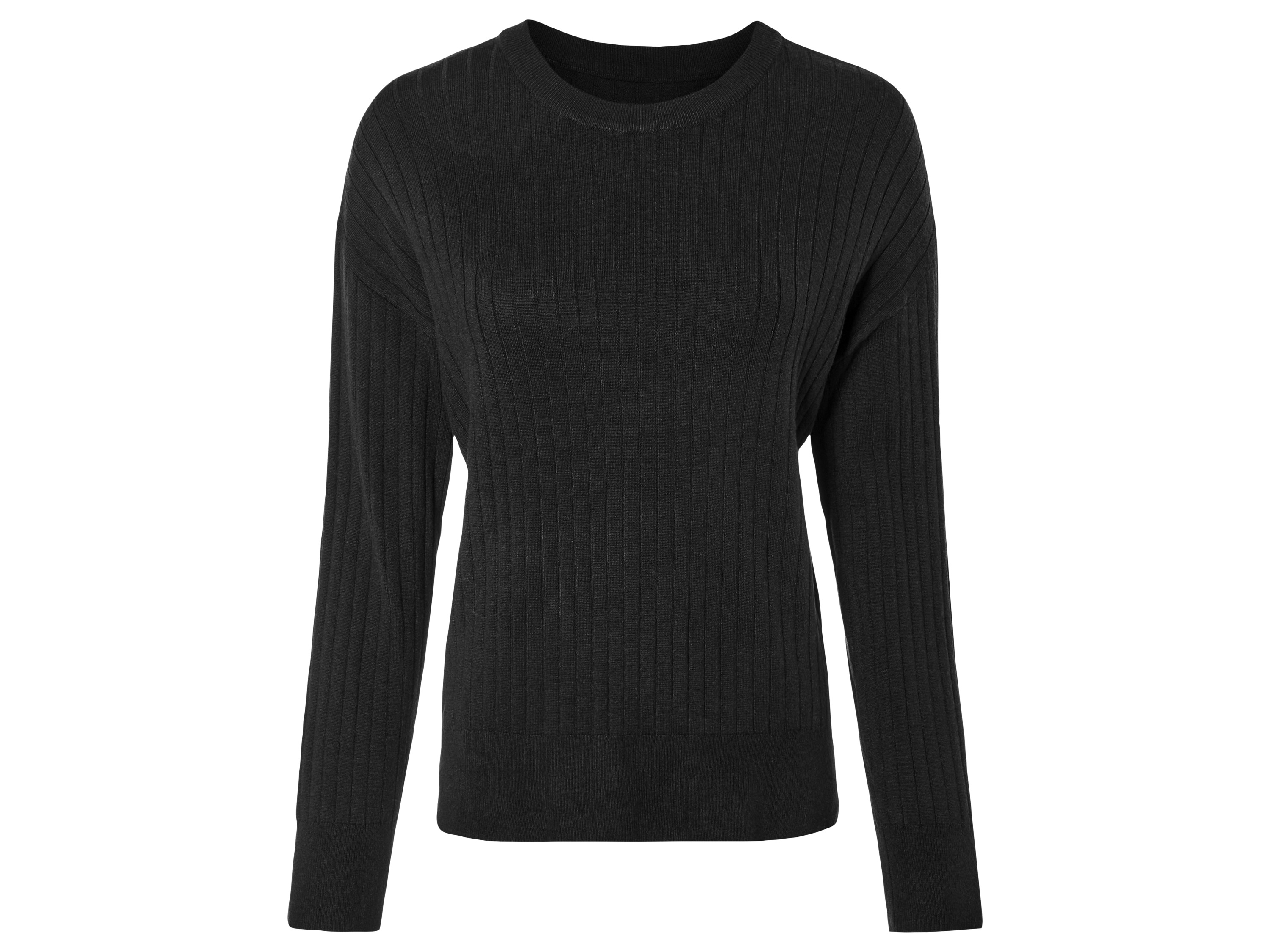 esmara® Dámský úpletový svetr (S (36/38), černá)