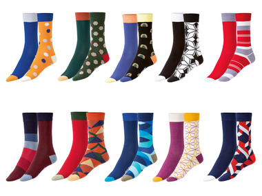Fun Socks Dámské / Pánské ponožky, 2 páry