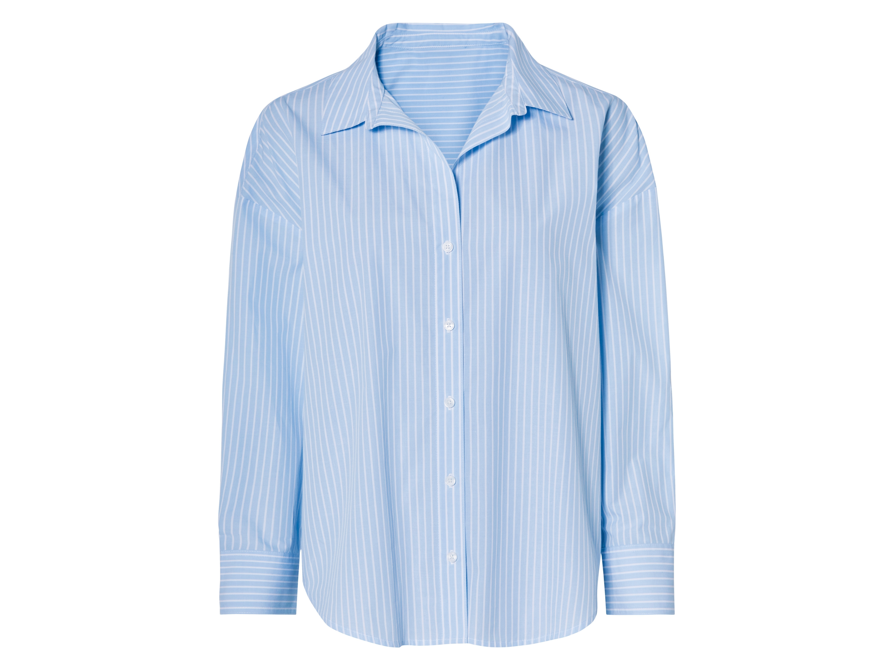 esmara® Dámská košile (pruhy modrá, 44)