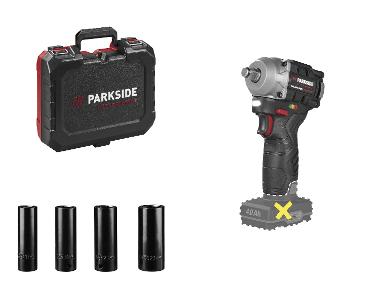 PARKSIDE PERFORMANCE® Aku rázový utahovák PPDSSA 12 A1 – bez akumulátoru a nabíječky