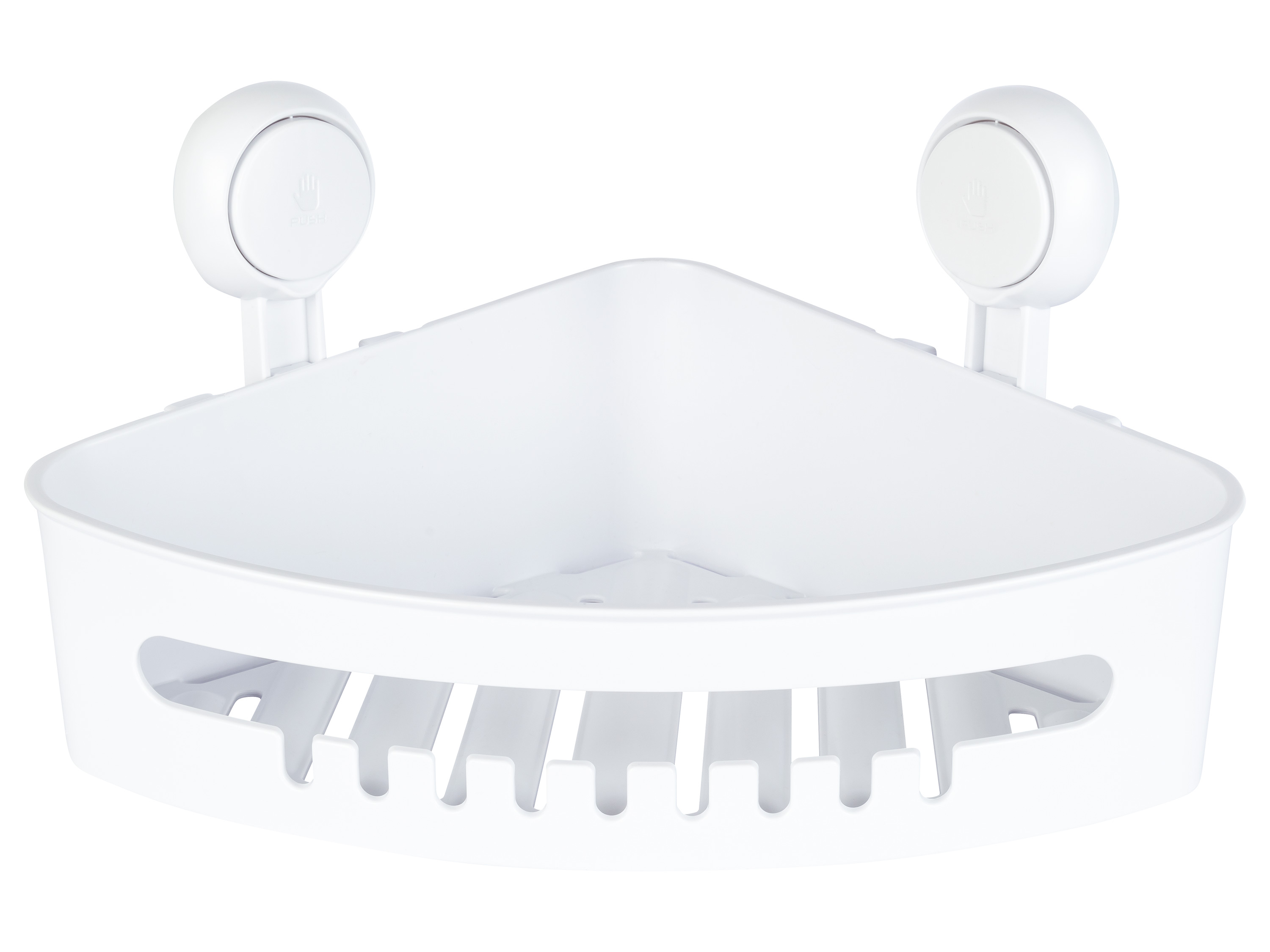 Livarno home Držák na ručníky / Rohový regál / Košík (rohový regál bílý)