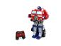 Červená a modrá hračka Optimus Prime Transformers s dálkovým ovládáním