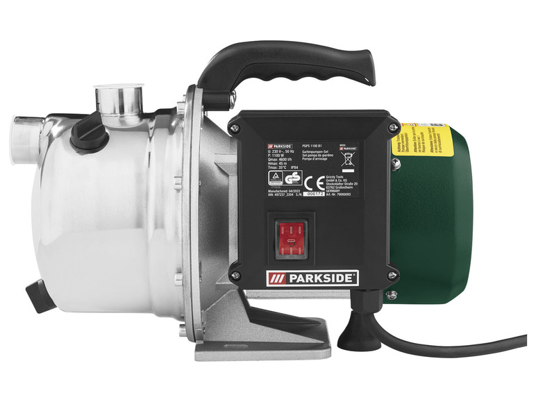  Zobrazit na celou obrazovku PARKSIDE® Sada zahradního čerpadla PGPS 1100 B1 - Obrázek 3