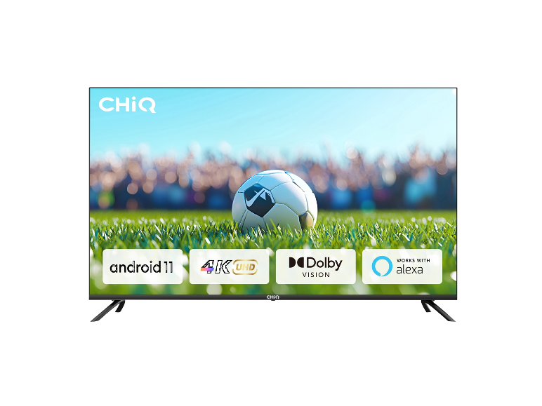 Televizor ChiQ 4K UHD s Androidem 11, Dolby Vision a Alexou.