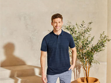 LIVERGY® Pánské polotriko „Slim Fit"