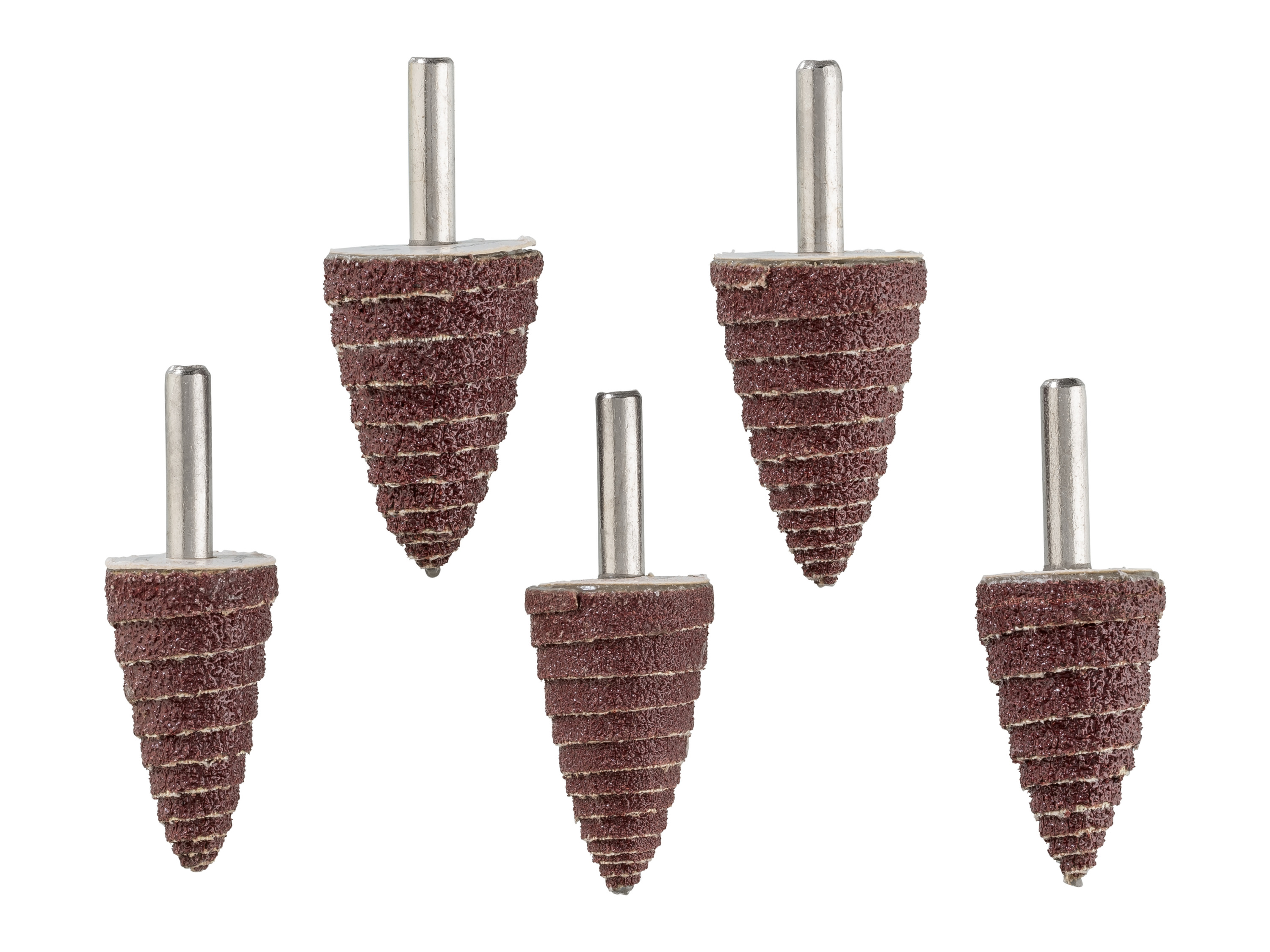 Parkside® Příslušenství k leštičce, Ø 6,3 mm (sada kuželových brusných nástavců, 5dílná)