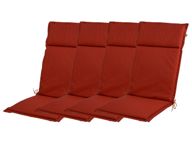 Sada potahů na křeslo Houston, 120 x 50 x 4 cm, 4dílná, červenohnědá