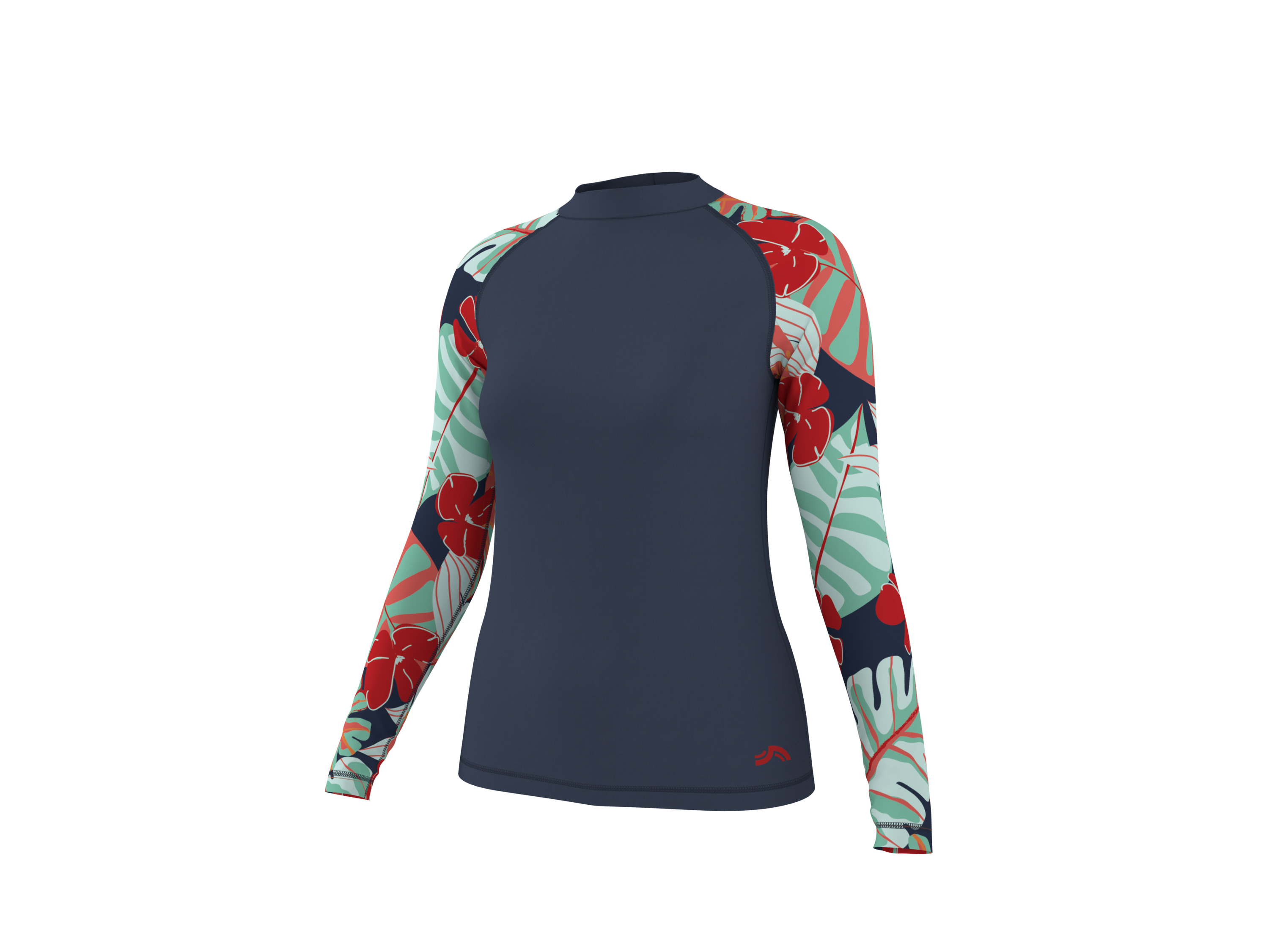 Crivit Dámské koupací triko s dlouhými rukávy UV 50+ (navy modrá, L(44/46))