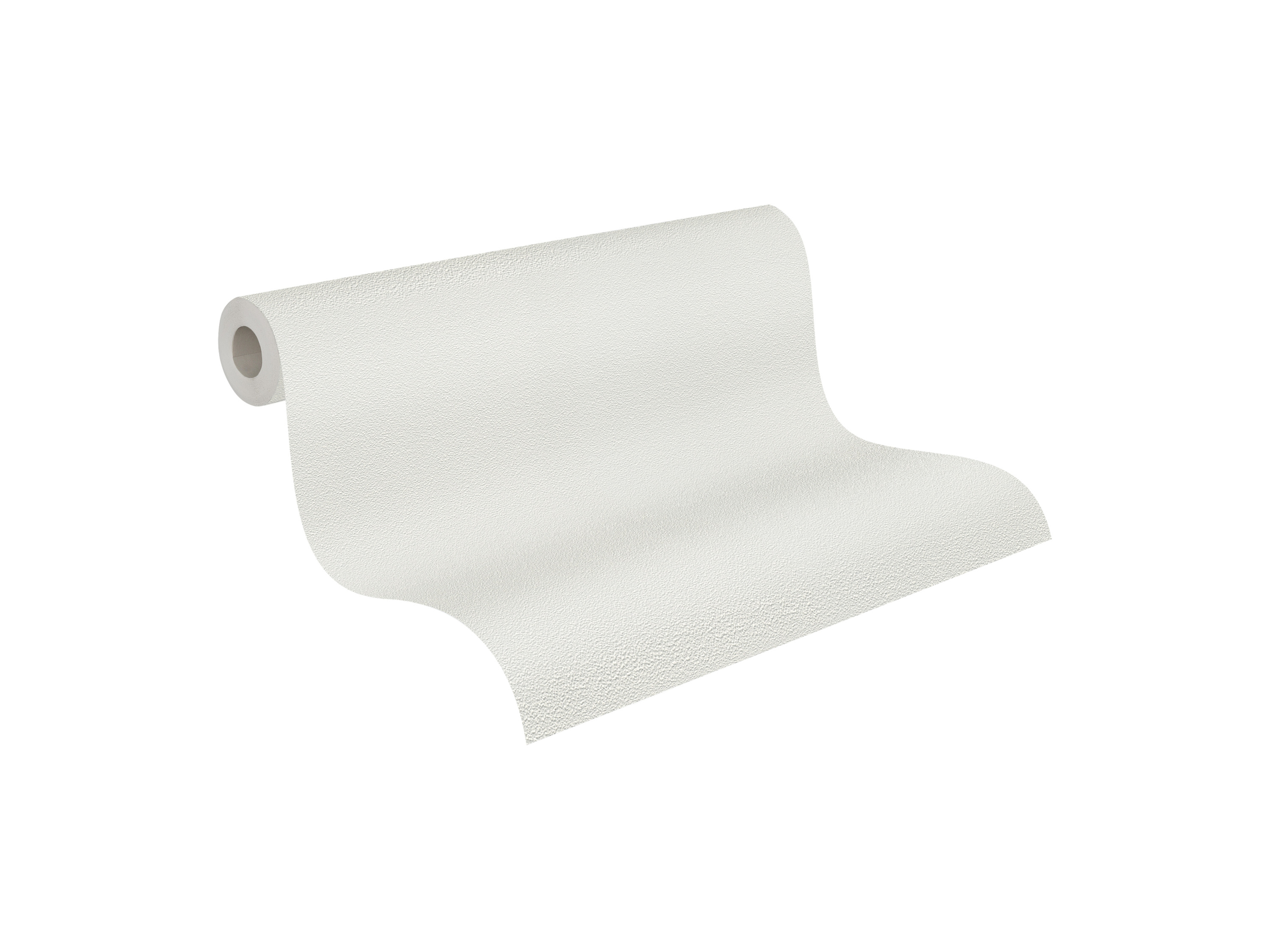 AS Création Přetíratelná strukturovaná vliesová tapeta (jemnozrnné, bílé, 10,05 x 0,53 m)