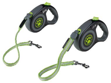 Samonavíjecí vodítko s LED svítidlem