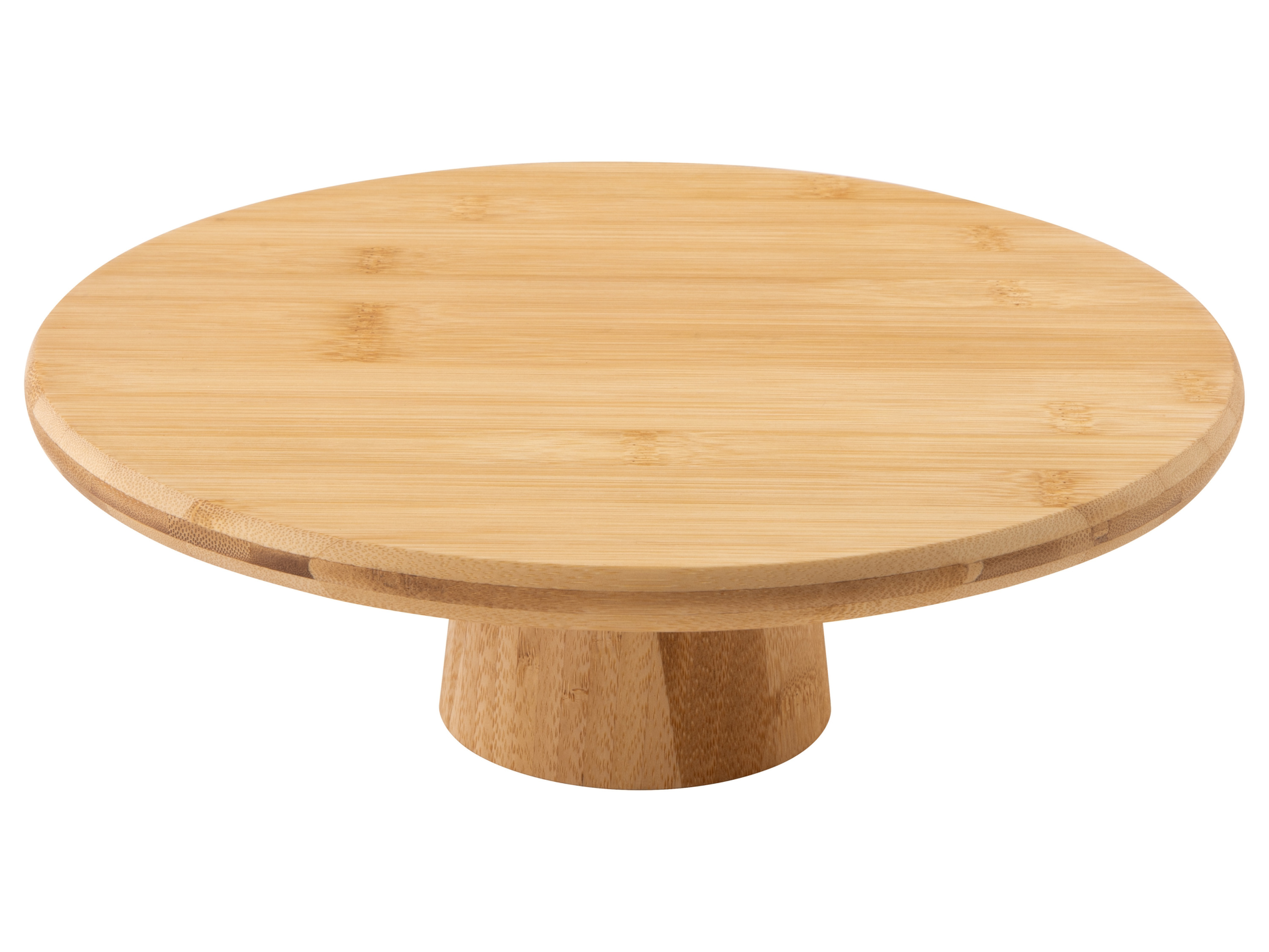 Livarno home Bambusové servírovací prkénko (servírovací prkénko s podstavcem/kulaté)