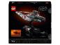 Model LEGO Star Wars útočné lodi třídy Acclamator na stojanu