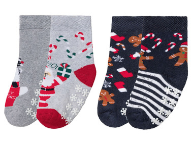 lupilu® Chlapecké vánoční ponožky, 2 páry