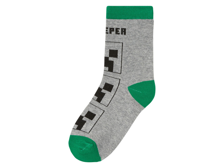  Zobrazit na celou obrazovku Minecraft Chlapecké ponožky, 3 páry - Obrázek 10