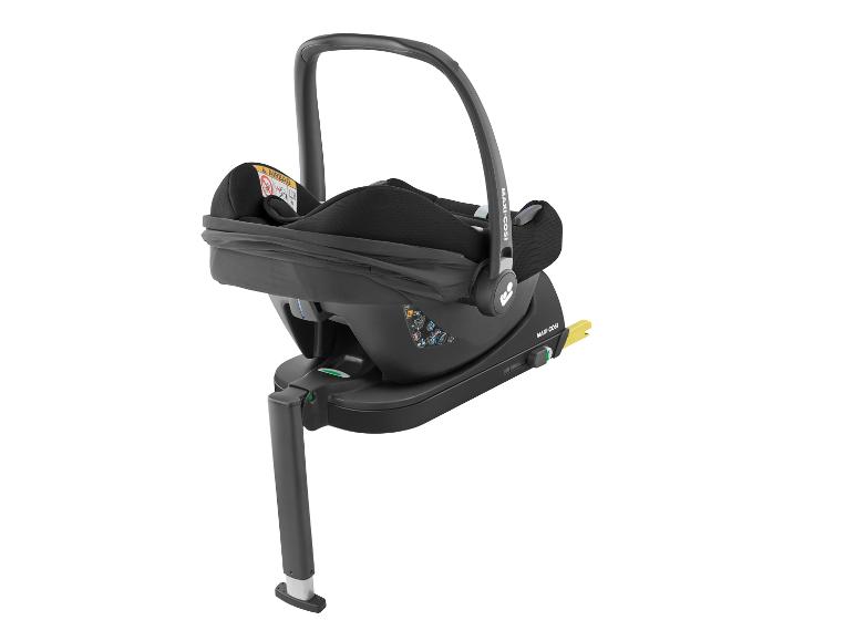 Černá autosedačka Maxi-Cosi s Isofix základnou a opěrnou nohou