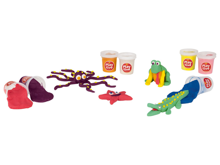  Zobrazit na celou obrazovku Playtive Sada modelovacích plastelín, 8dílná - Obrázek 3