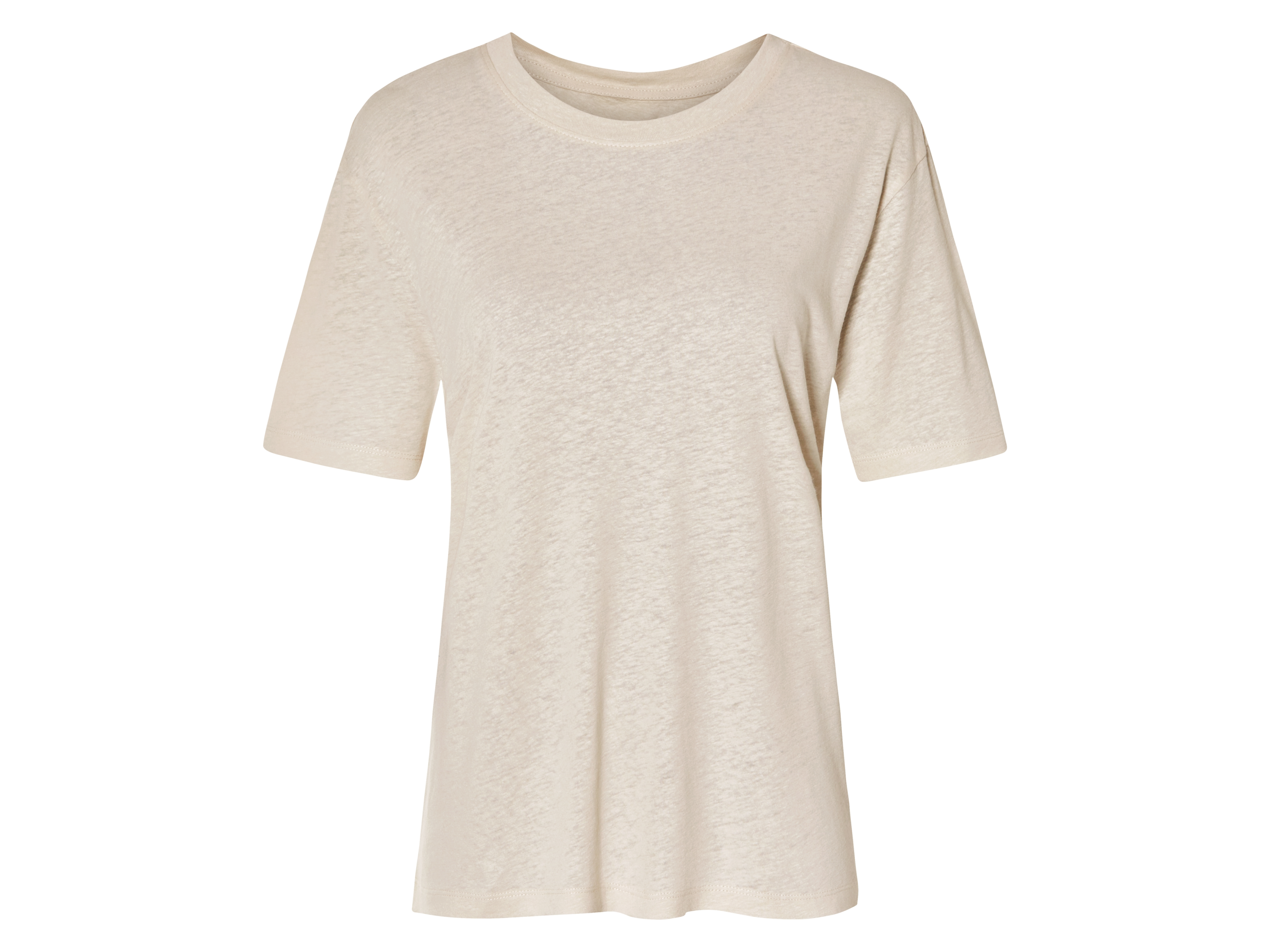 esmara® Dámské lněné triko (béžová, M(40/42))